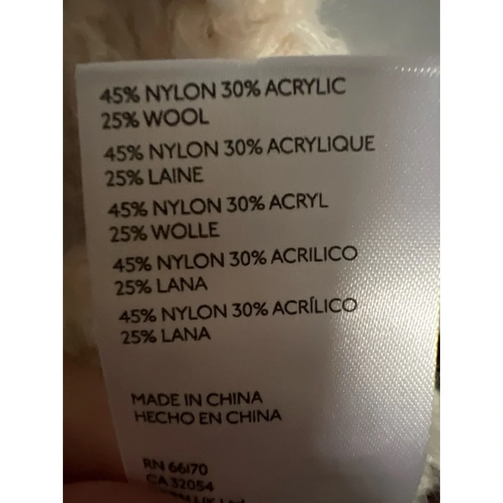 Anthropologie Cream Teddy Jacket nwt - Picture 3 of 4